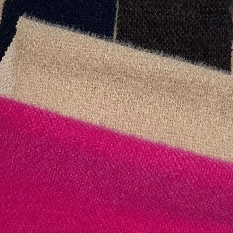 chenille plain knitted fabric chenille plain knitted fabric